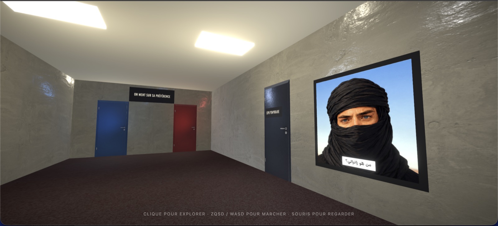 VR Muzeum &mdash; couloir des pr&eacute;f&eacute;rences