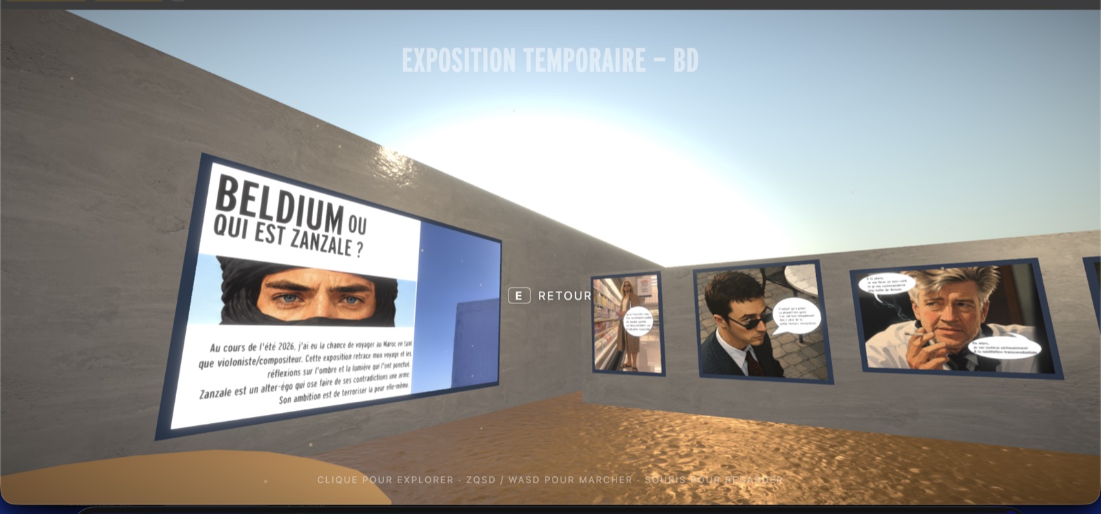 VR Muzeum &mdash; exposition temporaire BD